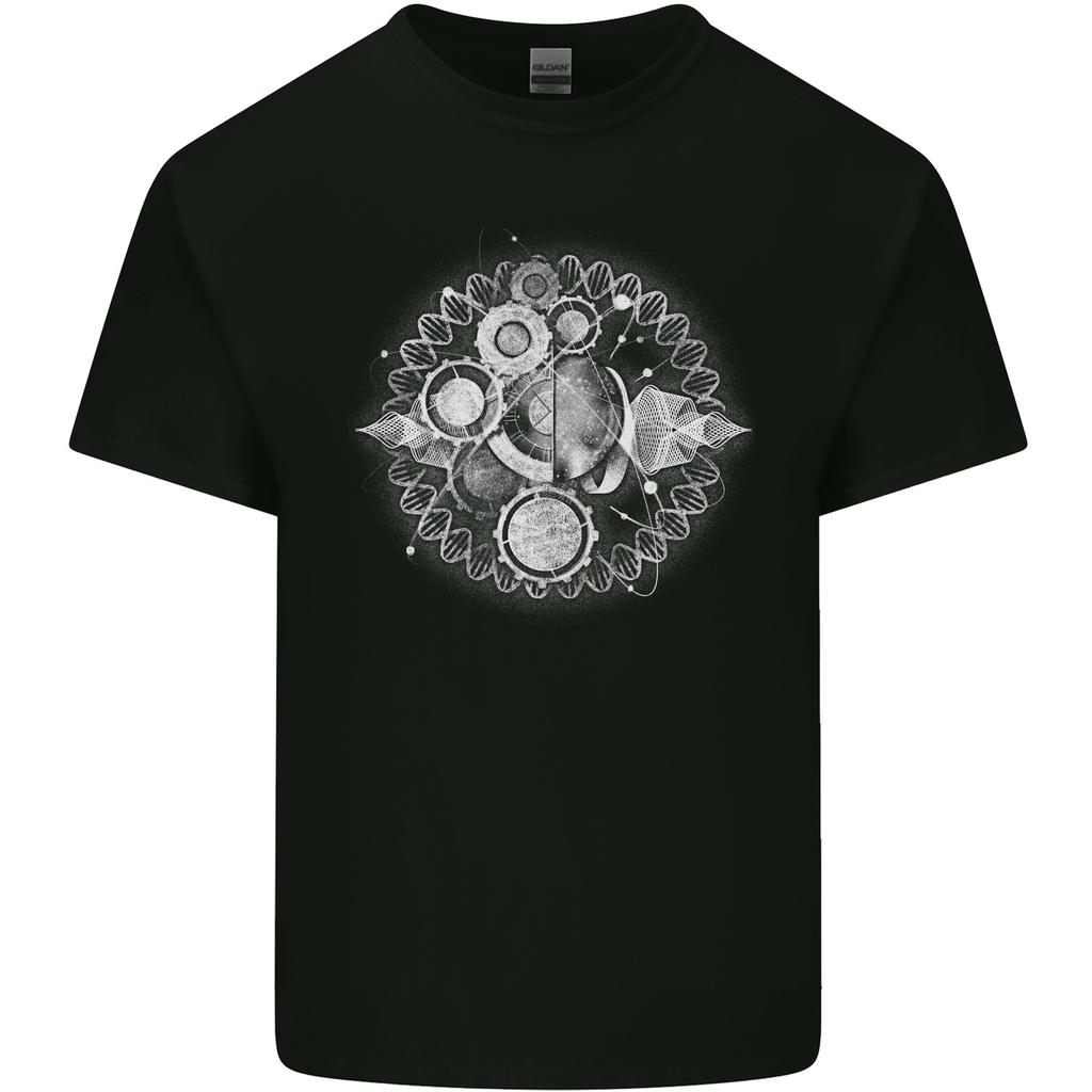 Universe Clock Cosmos Planets Space Unisexs Light Cotton TShirt