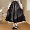 Brown Ruffled High Waisted Long Victorian Skirt Steampunk Skirts Womens Party Wear Gothic Vintage Clothes Medieval Costume Sexy