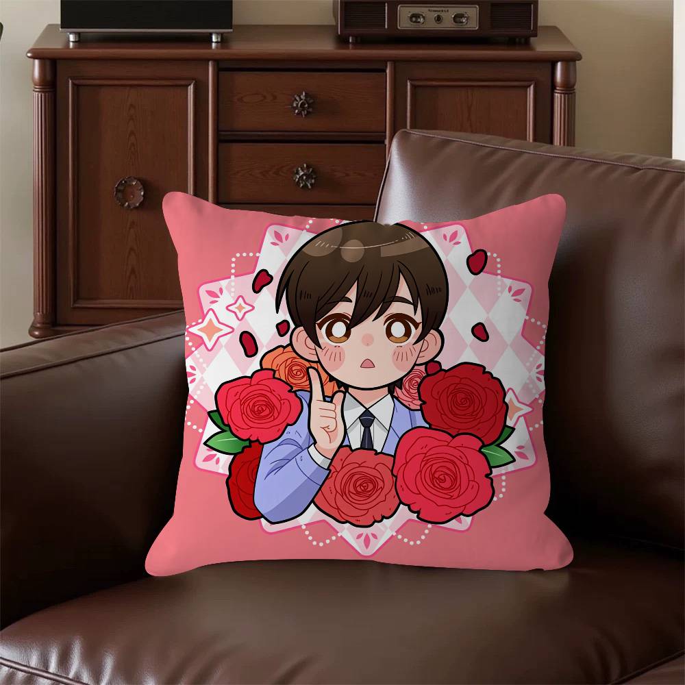 CUTE Anime Ouran High School Host Club Kawaii Pillowcase Toon Gift Cushion Cover Bedroom Home Sofa Chair Seat Decor Pillow Case