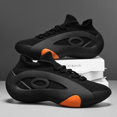 Summer Breathable Fly-woven Mesh Men's Shoes Non-slip New Casual Sports Socks Shoes Niche Design Trendy Shoes Men