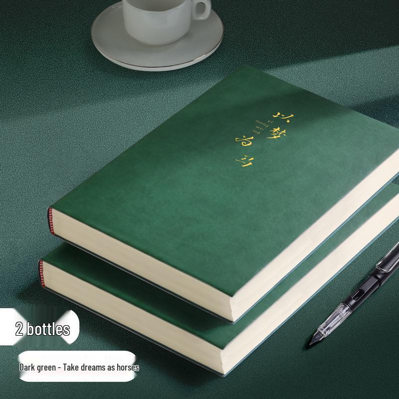 Extra Thick Leather Notebook for Postgraduate Exams – Large and Durable