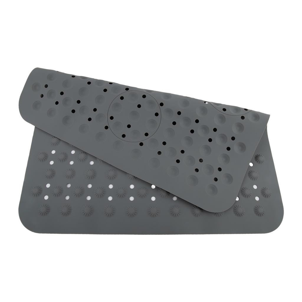 Bath Mat With Effective Drainage Holes Drain Mat 60*60 Cm Silicone Bath Mat Anti-slip Safety Mat Versatile Size Options