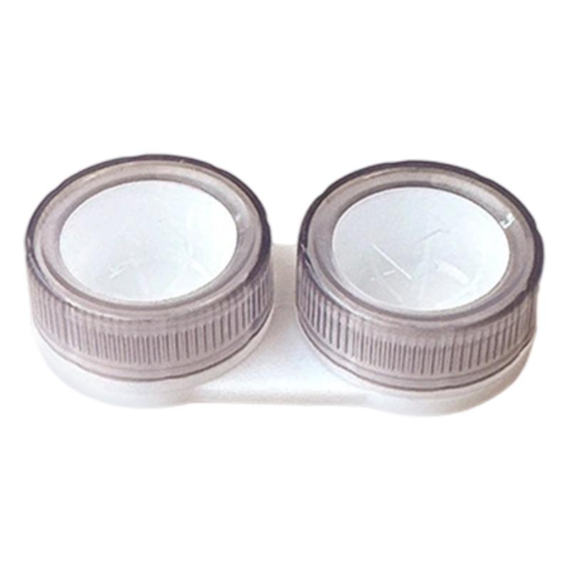 Double Layer Contact Lenses Storage Box With Secure Seal Lightweight ABS Storage Box For Outdoor Travel