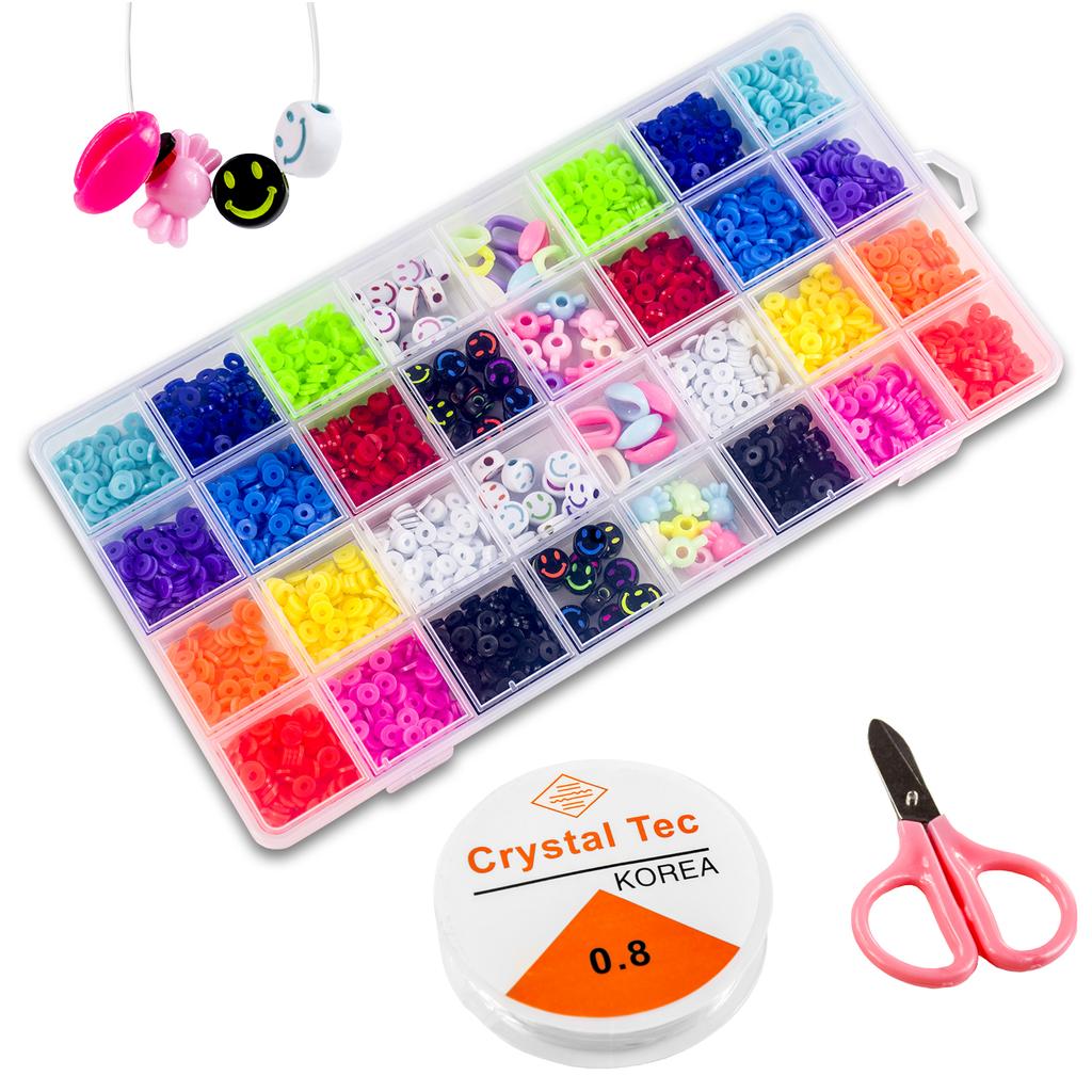 Large kit for making bracelets, necklaces, pendants, beads, gift