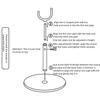 Height Adjustable Doll Display Holder Adjustable Doll Standing Bracket Quality Doll Display Base