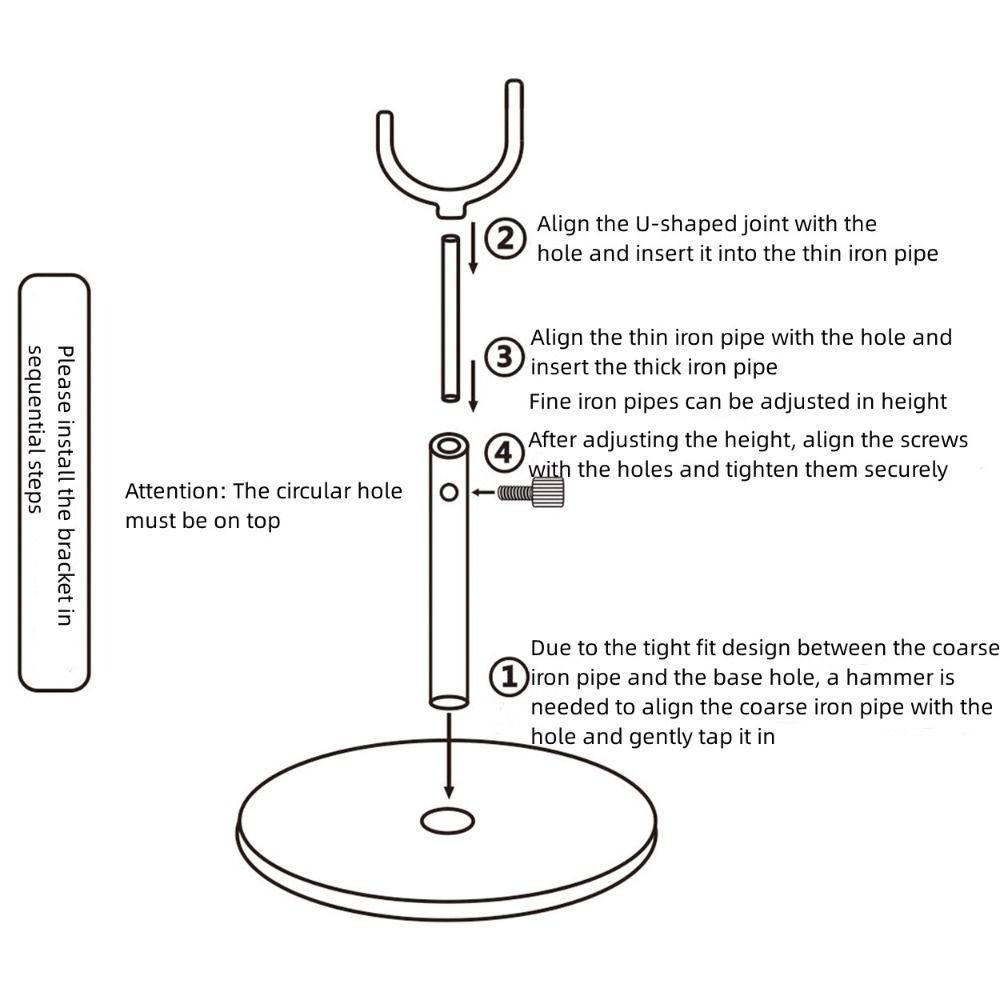 Height Adjustable Doll Display Holder Adjustable Doll Standing Bracket Quality Doll Display Base