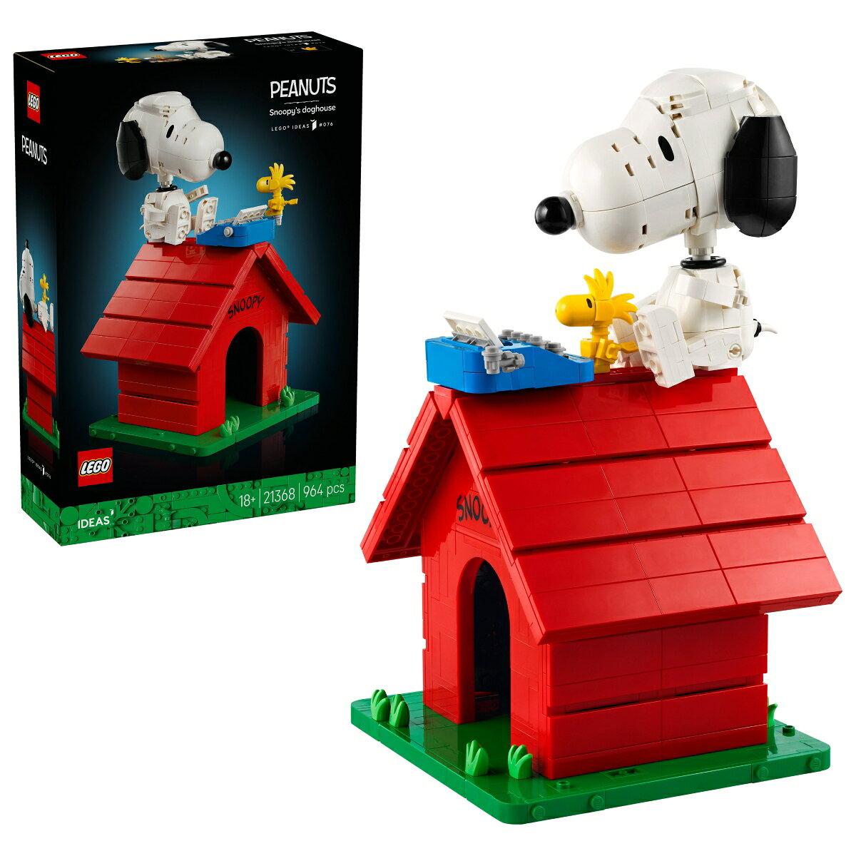 LEGO Ideas Peanuts Snoopys Doghouse 21368 toy gift interior stylish