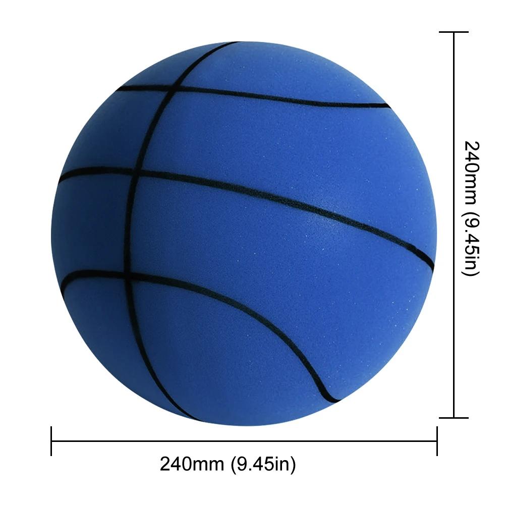 Silent Basketball Indoor Silent Foam Soccer Ball 18/21/24cm Mute Bouncing Ball Silent Basketball Ball Silent Ball Gift for Boys