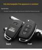 Modern Kia Key Shell for Tucson, New Santa Fe, Elantra, Langdong, IX25 - Remote Control Replacement