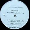 12inch Record LEONA LEWIS - Private Party / I'm So Into You UEG1201PROMO UEG Music UK Rap & Hip-Hop/R&B Used
