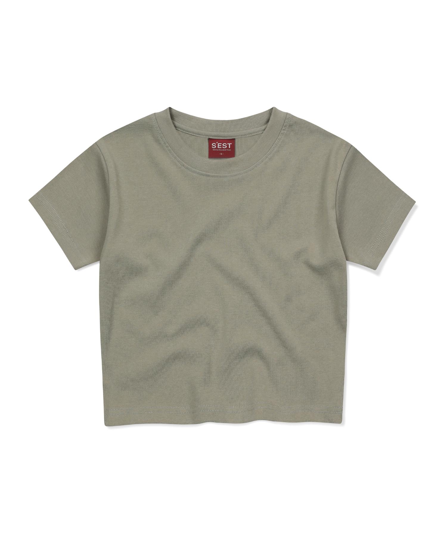 Siest Woman Crop T-Shirts Khaki Free