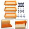1Set BR800 Air Filter For PRIMER Bulb Spark Service Kit Backpack Blower Tune-Up Kit Garden Power Tool Accessories