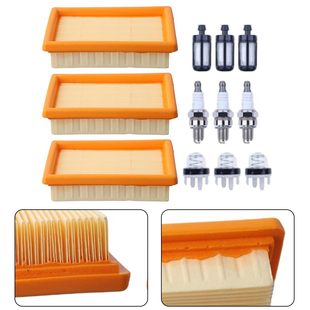 1Set BR800 Air Filter For PRIMER Bulb Spark Service Kit Backpack Blower Tune-Up Kit Garden Power Tool Accessories