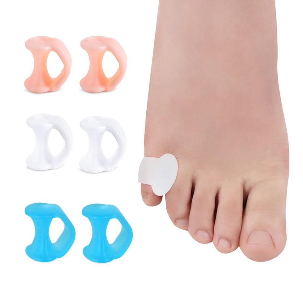 

12 PCS Gel Bunion Pads Toe Separators Single Ring Pinky Toe Stretchers Bunion Relief and Overlapping Toe Correction Unisex Soft Silicone Foot Care Kit