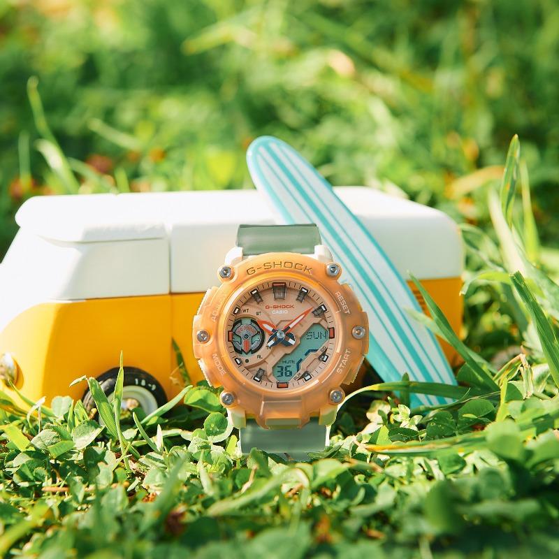 Casio G-SHOCK Men's Resin 200M Water Resistant Digital Shock Resistant Quartz Watch GMA-S2200PE-5A
