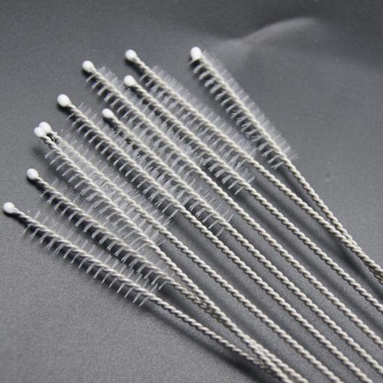 10Pcs Metal Straw Cleaning Brushes Drinking Pipe Glass Tube Milk Bottle Cleaner