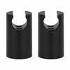 2 Pack Wall Mounted Shower Head Holder ABS Shower Wand Holder Handheld Shower Bracket  Bathroom Use
