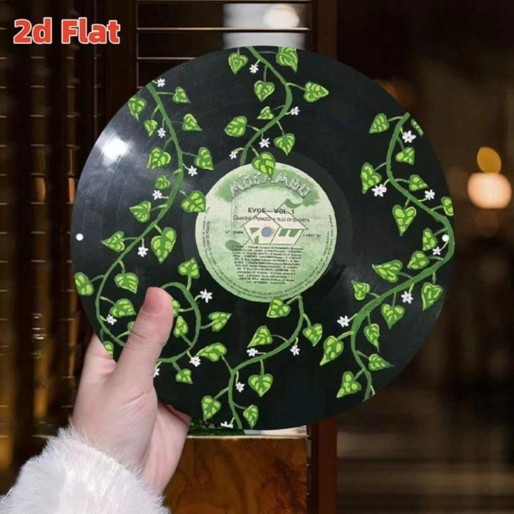 Round Music Note Metal Tin Sign Vintage Wall Decor Lyrics Label Studio Cafe Bar Gift