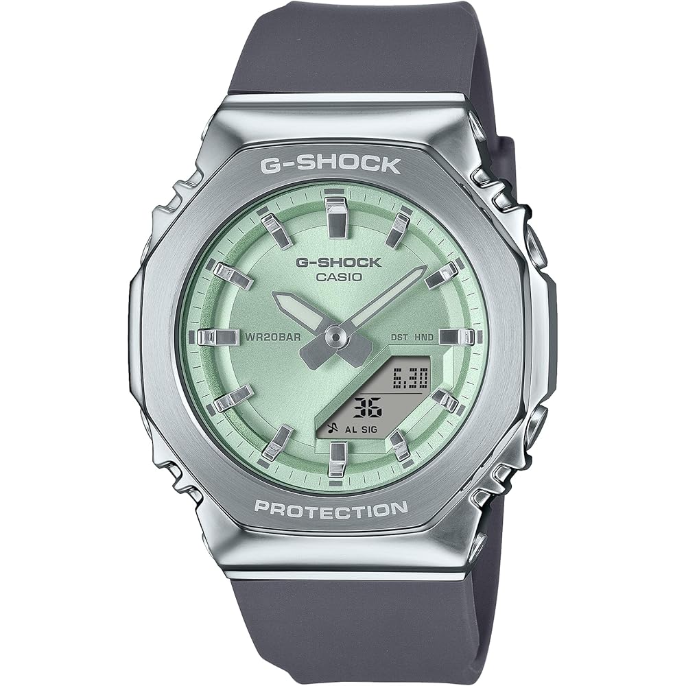 

Casio G-Shock GM-S2110-3AJF Women s Green Metal Covered Watch Biomass Plastic