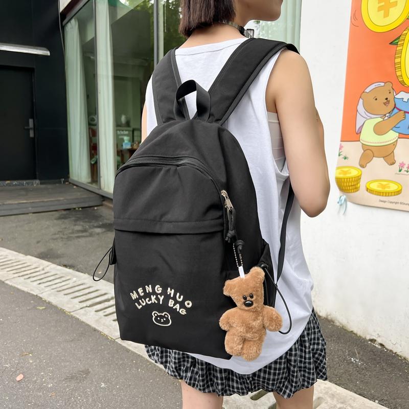 Ученики младших классов средней школы школьный рюкзак письмо большой емкости рюкзак — фото 7