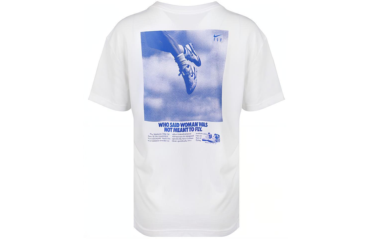 

Nike T Shirts Women s White Crew Neck Moderate Straight Fit CV0951-100 XXL