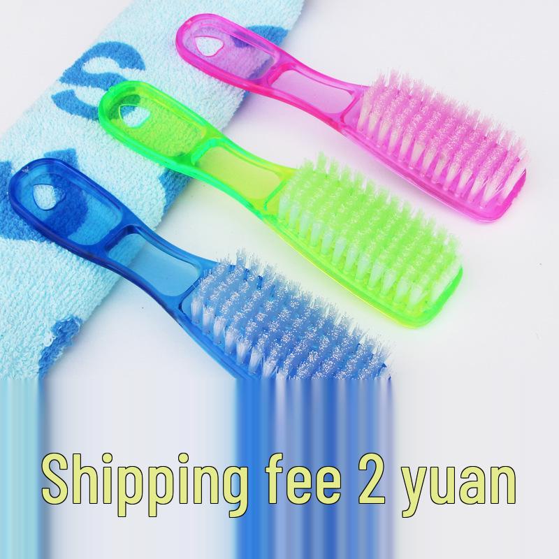 

Пластиковая щетка для обуви с длинной ручкой, с жесткой и мягкой щетиной для домашней уборки