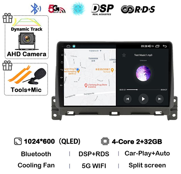 

Автомагнитола Android 14 Carplay Auto для Great Wall Wingle 7 2018 2019 2020 Стерео Видео GPS Навигация WIFI Мультимедийный плеер DSP