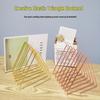 Nordic Style Iron Triangle Bookshelf Stand - Creative Desk Organizer for Books and Magazines