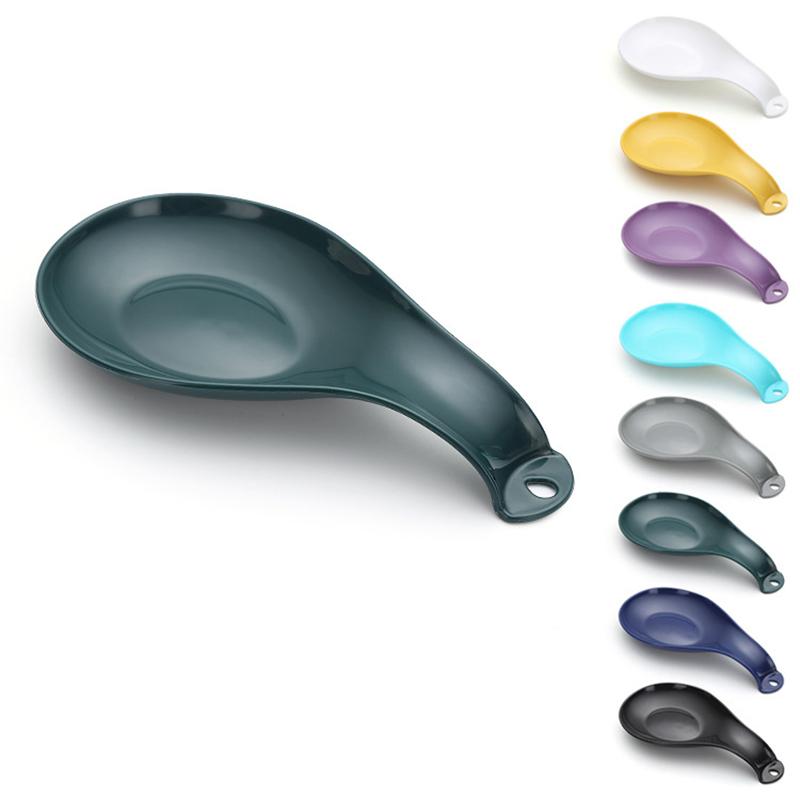 

2Pcs Heat-Resistant Spoon Rest PP Spoon Pad Holder Cooking Spoon Rest Coffee Spoon Holder Dishwasher Safe Spoon Rest