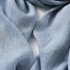 Women's Cotton Linen Artistic Solid Color Silk Scarf, Sun Protection Beach Neck Scarf, Japanese Style Long Gauze Scarf