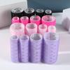 BEPAN 4pcs Self-Adhesive Hair Rollers Set Hair Volume Curling Styling Tools Plastic Korean Heatless Hairdressing Curlers Bang Roller