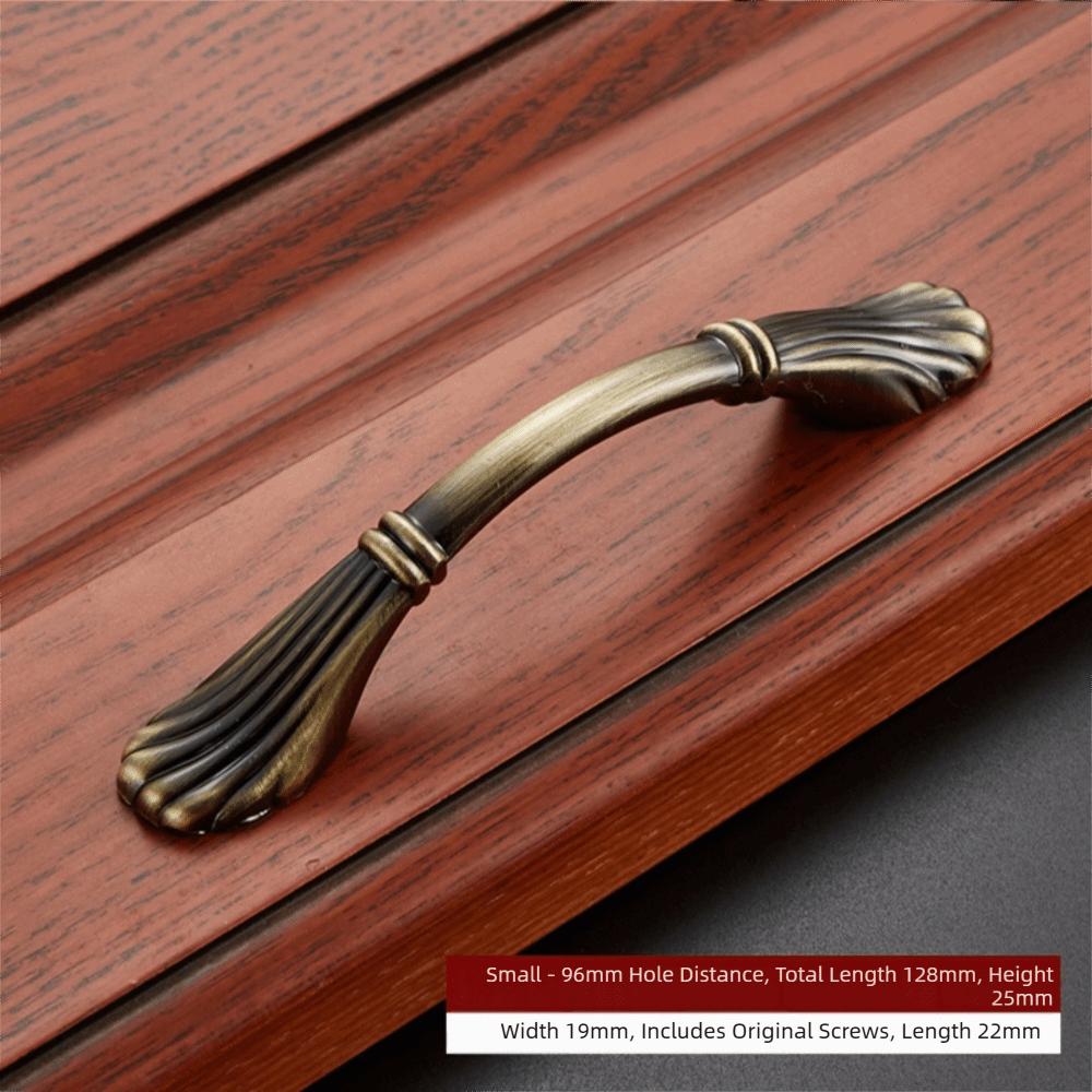 Vintage Bronze Wardrobe Cupboard Dresser Door Knobs Pull Handles Drawer Handles Furniture Hardware