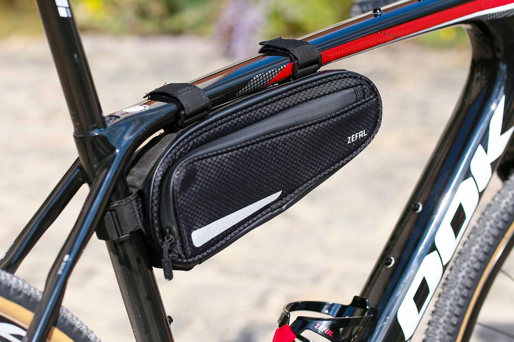 Zefal Z FRAME PACK Bicycle Frame Bag, Frame-Mounted Accessory Storage, Black, 1.3L, 7049