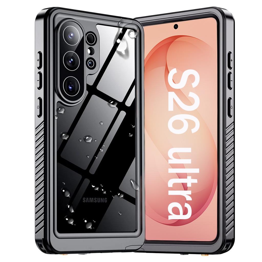For Samsung S26 S25 Edge S23 Plus S24 Ultra S20 S21 FE Underwater IP68 Waterproof Case Shockproof PC+TPU Bumper Screen Protector