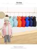 Children's Hooded Down Cotton Vest - Lightweight Winter Wear for Toddlers, Boys, and Girls