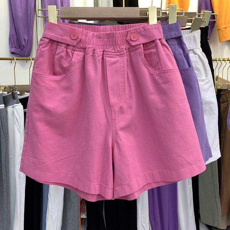 Women's Casual Loose Fit High Waist Wide Leg Summer Shorts, Plus Size