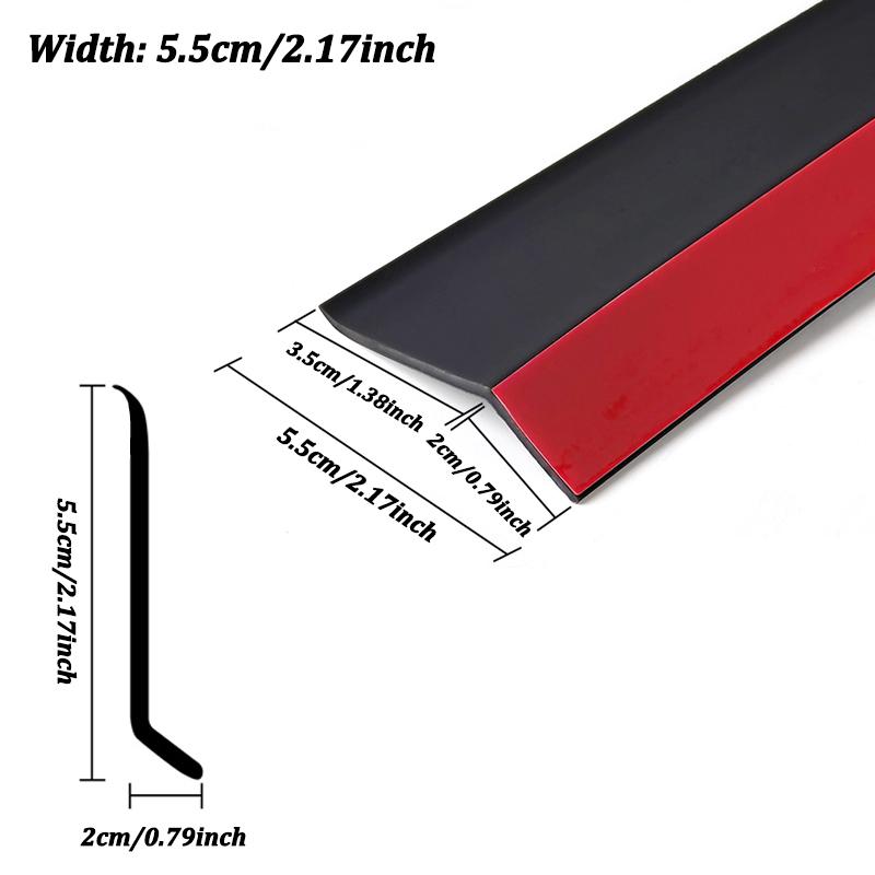 Home Window Water Blocking Bar Waterproof Rainproof Water Guide Plate TPE Sliding Window & Door Blocking Board Sealing Strip