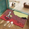 Book C-Calvin And H-Hobbes Bank Floor Mat INS Style Soft Bedroom Floor House Laundry Room Mat Anti-skid Bedside Area Rugs