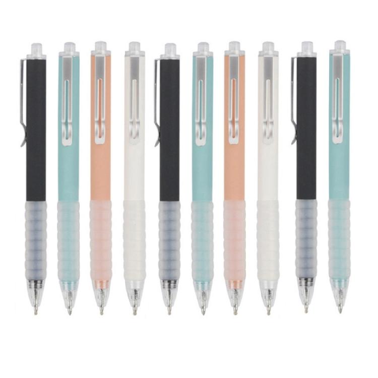 

10 Pcs Retractable Gel Pen Aesthetic Neutral Pen Black Ink Pressing Pen Writing Pen Gift Pen Journaling Pen for Student 1