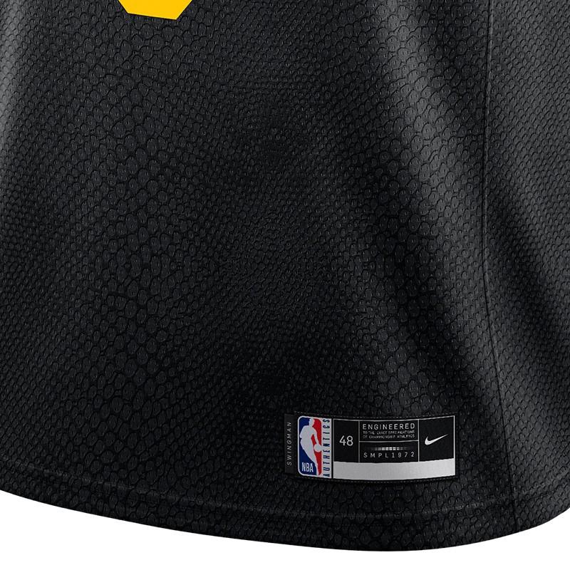Nike Lakers Kobe Bryant City Edition Swingman Jersey Black/Gold Men Streetwear DJ0471-010