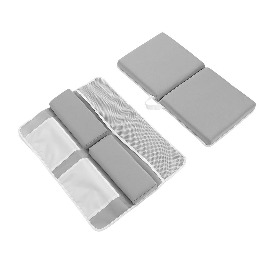 Baby Bath Kneeler Elbow Kneeling Rest Pad Non Slip Suction Quickly Drying Large Pockets Knee Cushion