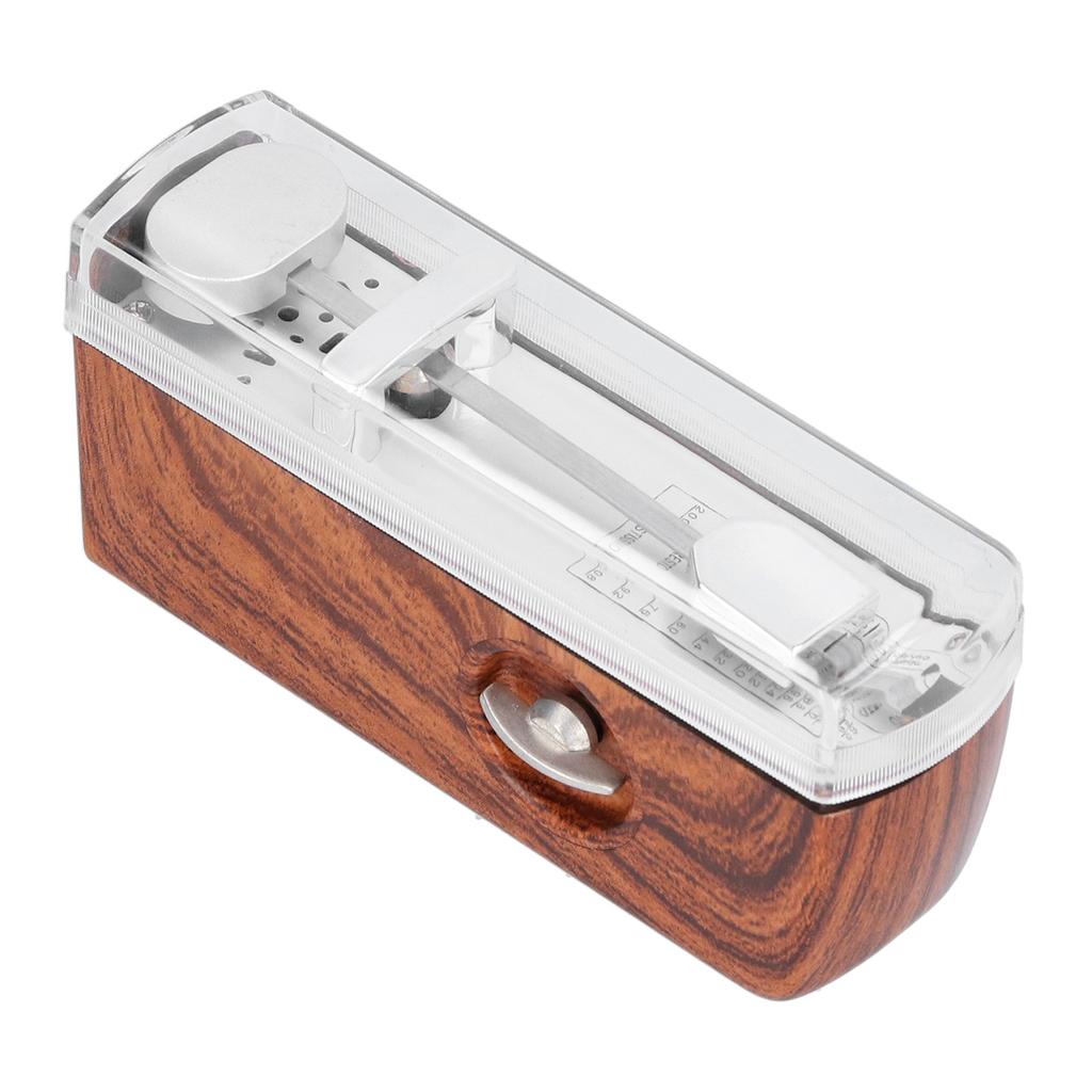 Mini Mechanical Metronome Universal Portable Traditional for Piano Ukeulele Guitar ViolinBurlywood