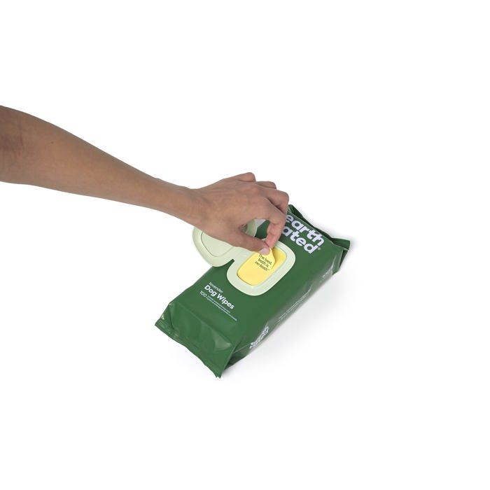 Lingettes hypoallergéniques pour animaux - Earth Rated - Lot de 60 - Nettoyantes et hydratantes - Parfum lavande