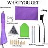 Weichen Hot Drill Set Point Drill Pen, Storage Bag Hot Melt Glue Hot Drill Tool Diy Clothing Accessories