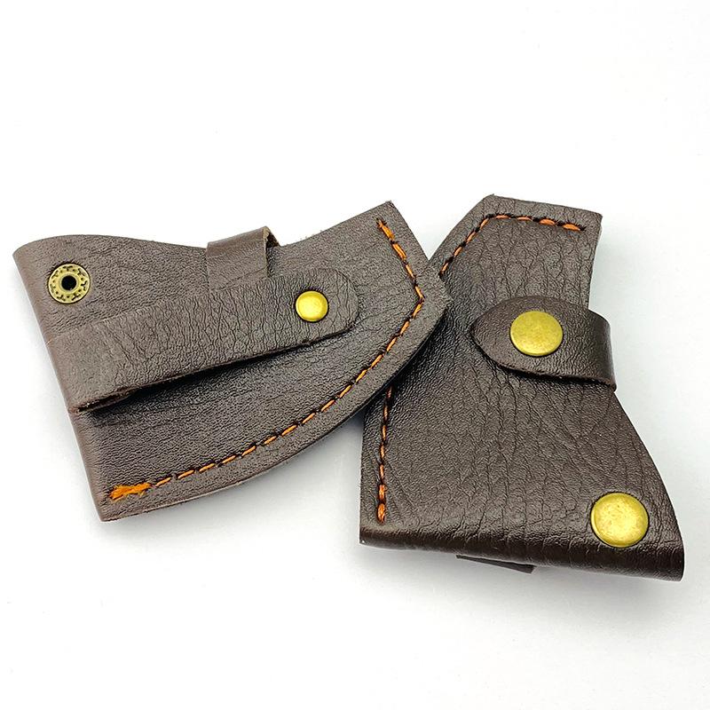 PU Leather Knife Case Axe Head Knife Sheath Outdoor  Knife Cover Leather Knife Sheath Accessories  DIY Tool Bag  for Knife