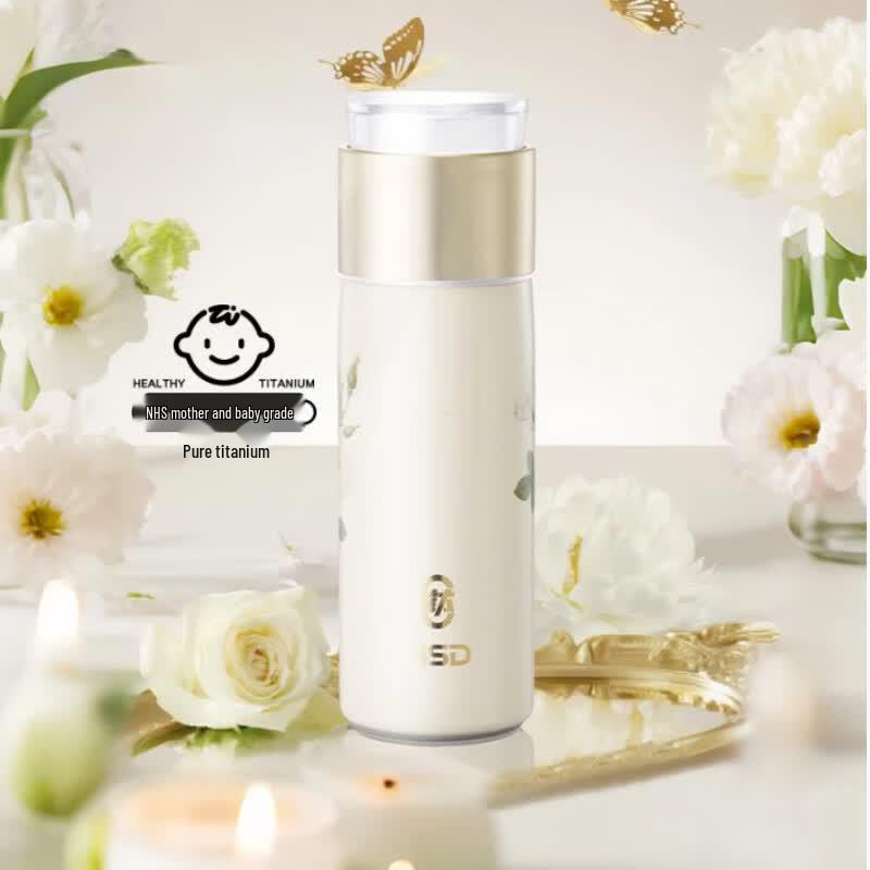 Aishida Pure Titanium Tea Water Separation Insulated Cup