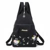 Fashion Oxford Backpack Multifunction Crossbody Bag Large Capacity Embroidery Chest Bag Waterproof Travel Bag Pack