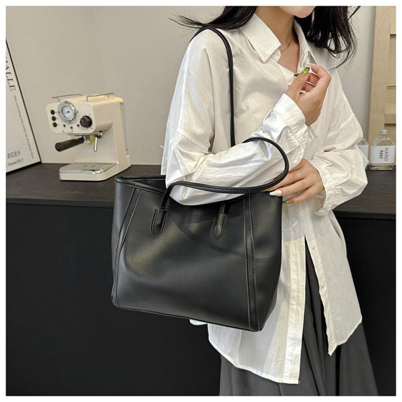 Large Capacity Tote Handbag for Women Faux Leather Shoulder Bag Office Commute Purse CLE