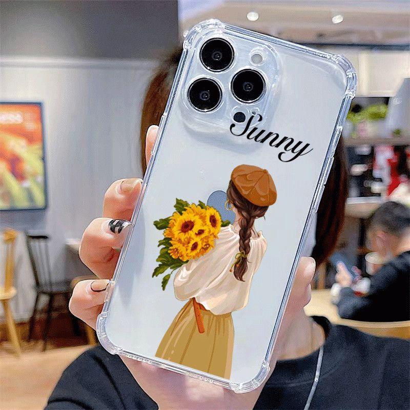 

Transparent Four-corner Anti-fall Phone Case for Apple Phone Protective Cover High-end Anti-fall Phone Case for Apple Four-corner Air Cushion For iPhone 17PROMAX