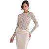 Women's Clothing, Sexy Lace Perspective Splicing Hip Skirt, Satin Pleated Fashionable and Elegant Fishtail Skirt